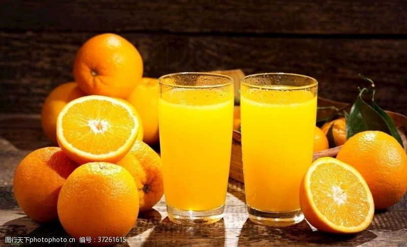 水果饮料鲜榨橙汁