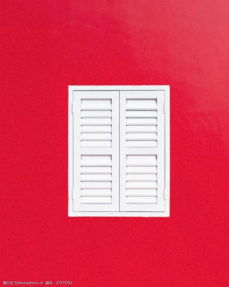 大气红色红色背景白色窗户