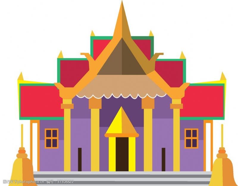 泰拳泰国建筑泰国地标旅游泰囧