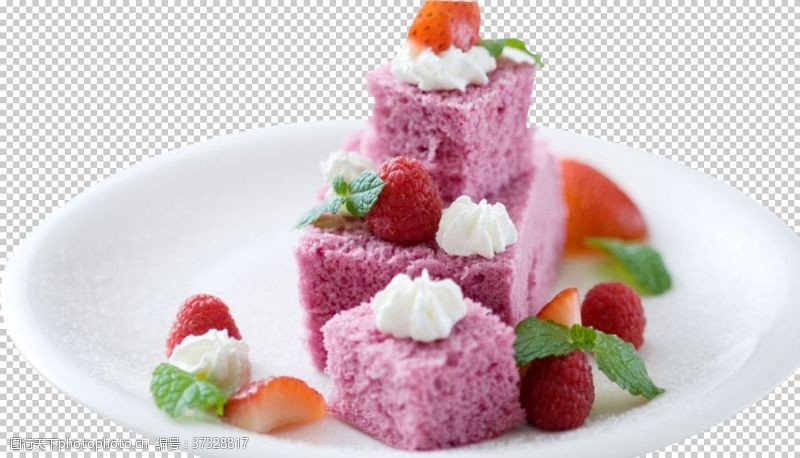 冰淇淋插画草莓蛋糕甜品