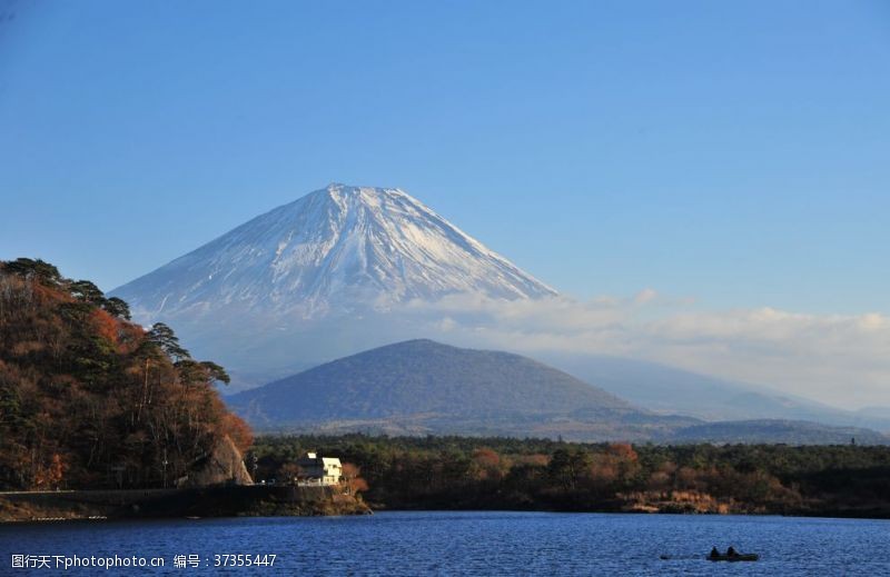 岩浆富士山火山