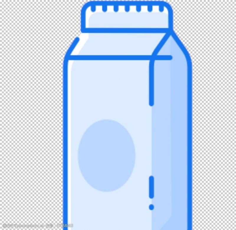 牛奶商标矢量素材牛奶的图标