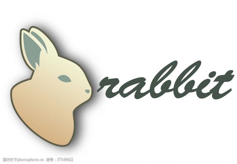 兔子剪影兔子rabbit
