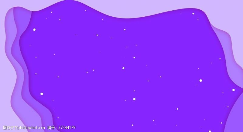 七夕广告紫色渐变剪纸风背景图
