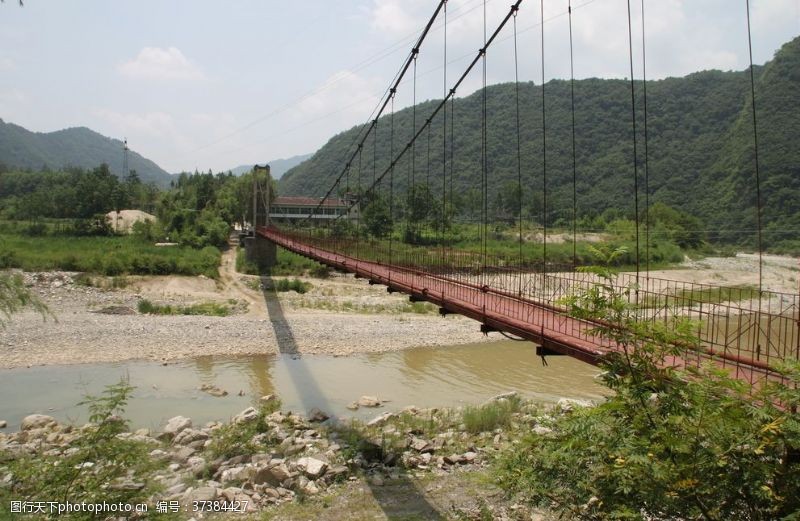 石泉水电吊桥