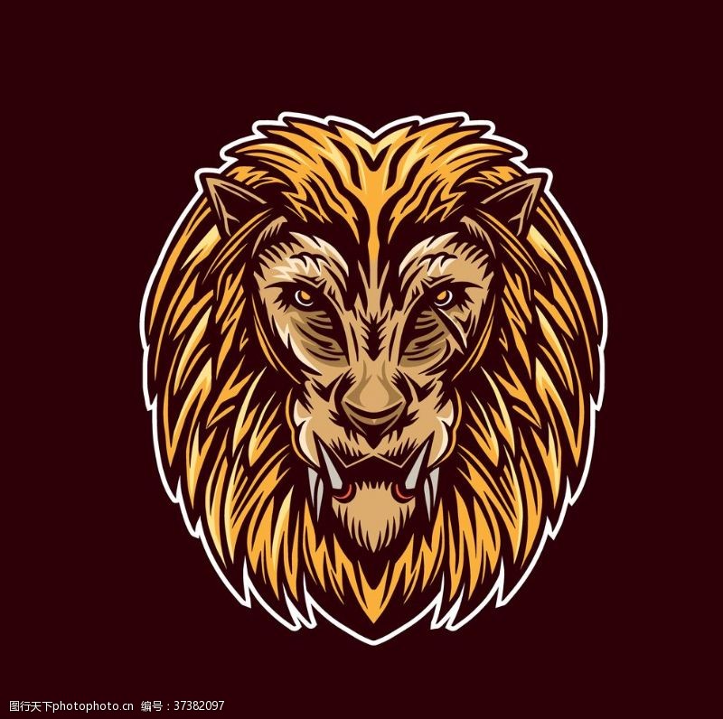 雄狮标志狮子图标