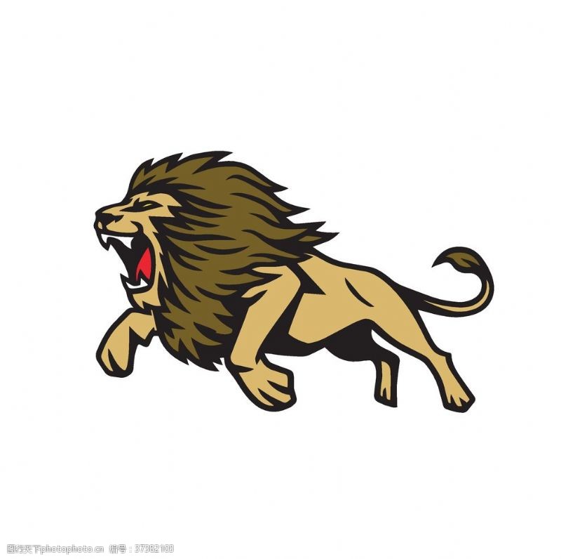 雄狮标志狮子图标