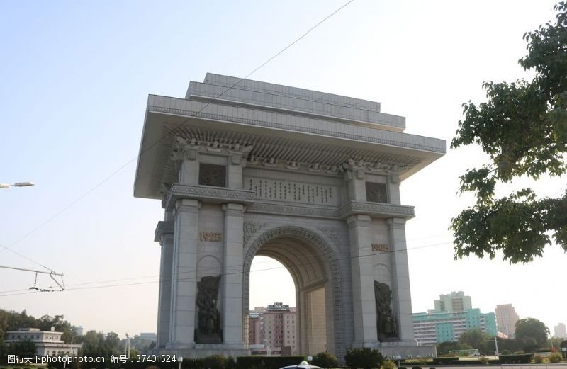 国外旅游朝鲜凯旋门