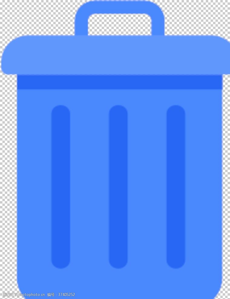 金钱符号垃圾桶图标