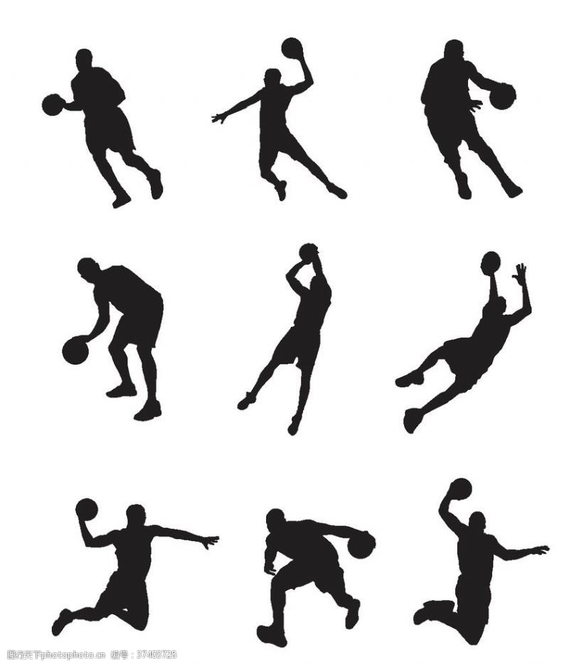 体育项目篮球图标