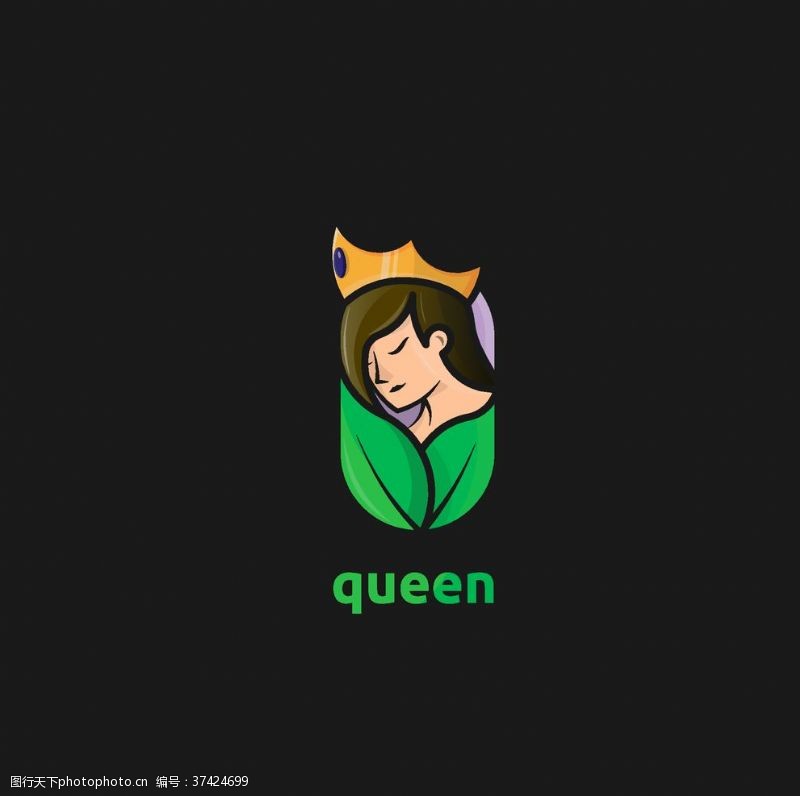 花卉名片女性logo