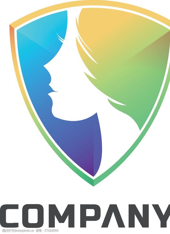 女性名片女性logo