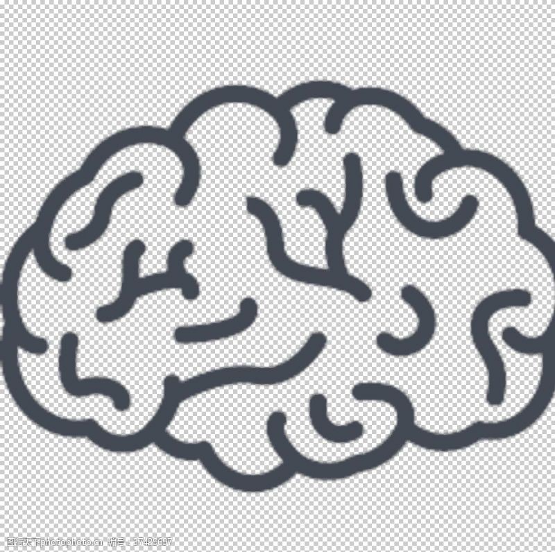 院内小设计人体大脑图标