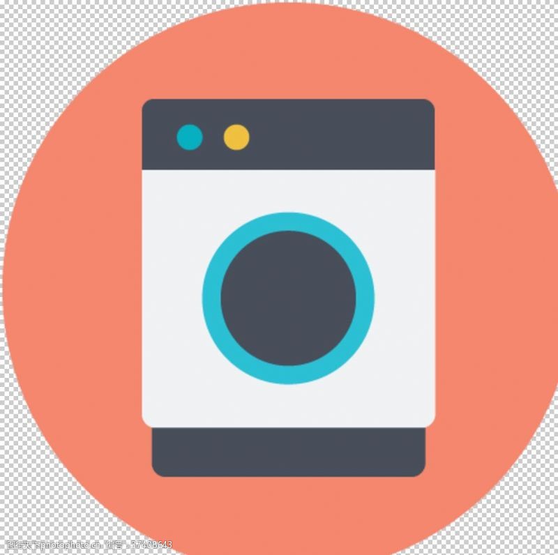 洗衣机促销洗衣机图标