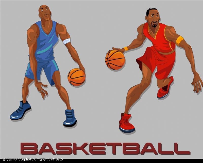 漫画体育篮球运动