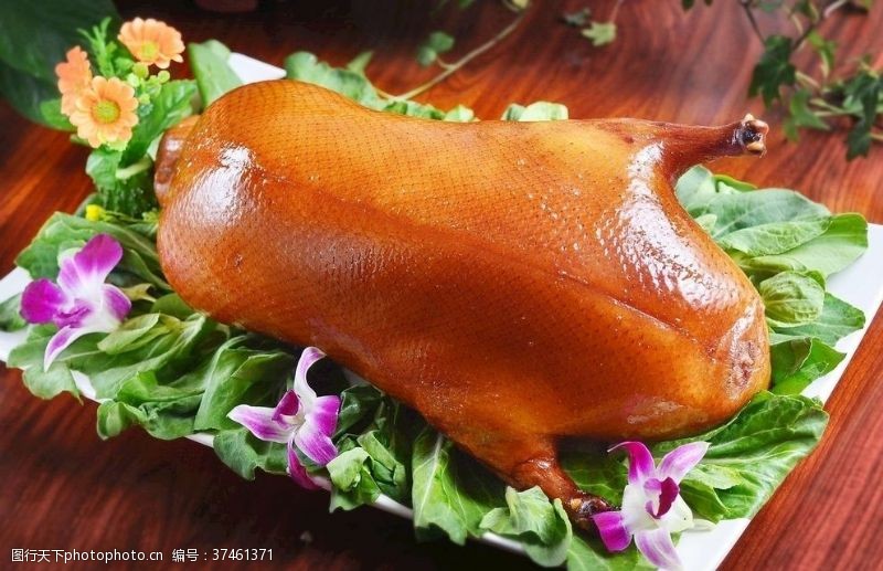 脆皮鸡块北京烤鸭