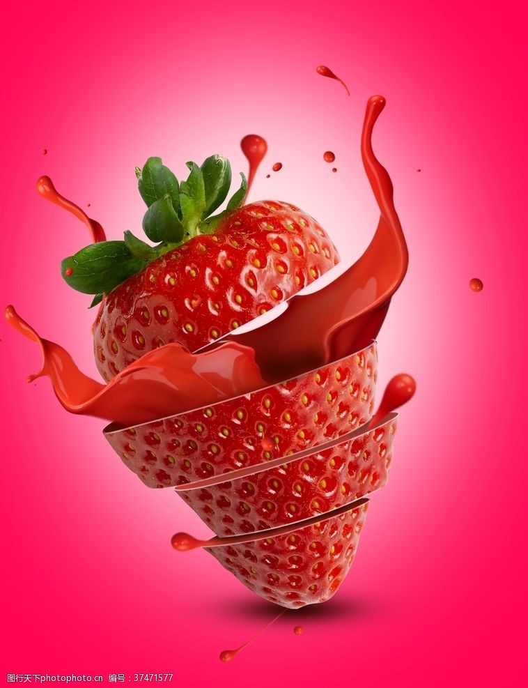 草莓汁液草莓背景