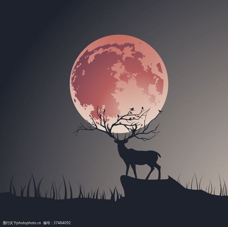 圣象地板月亮鹿