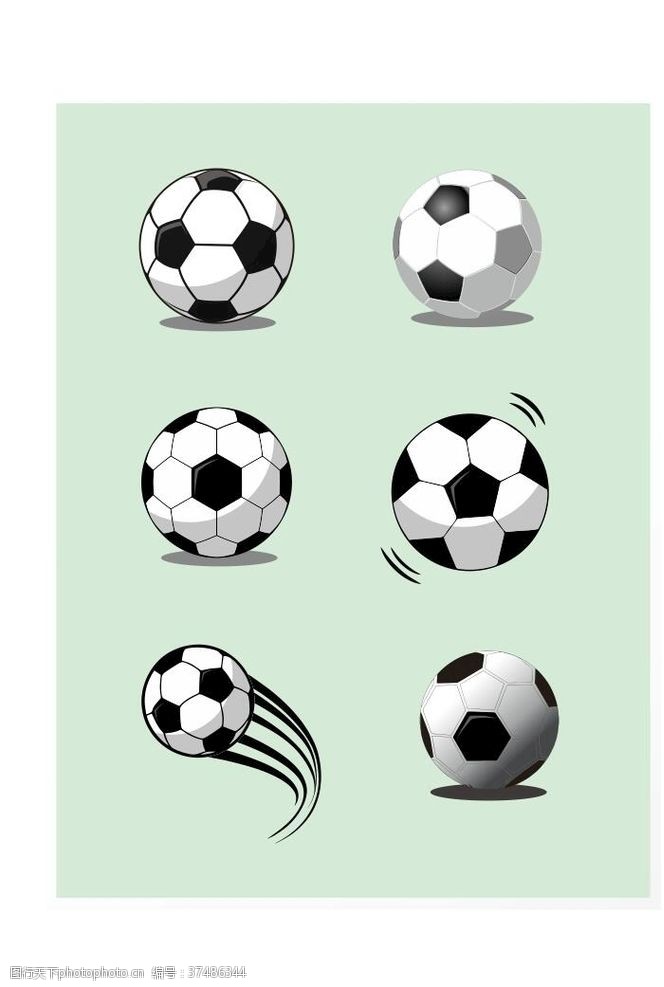 足球运动员足球卡通