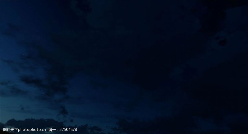 星光4K级别的天空景色视频素材