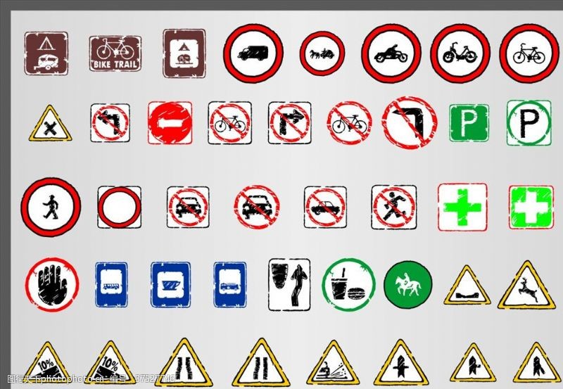 公路施工标志交通标志