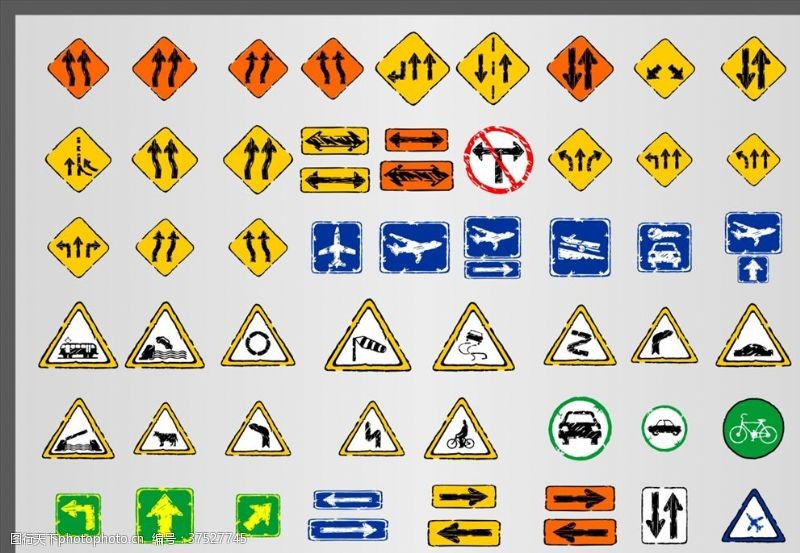 公路施工标志交通标志