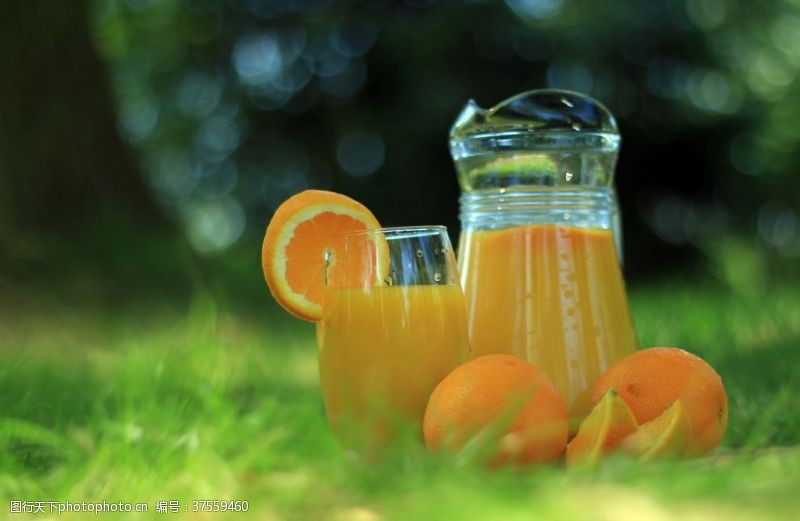 夏天橙汁橙汁