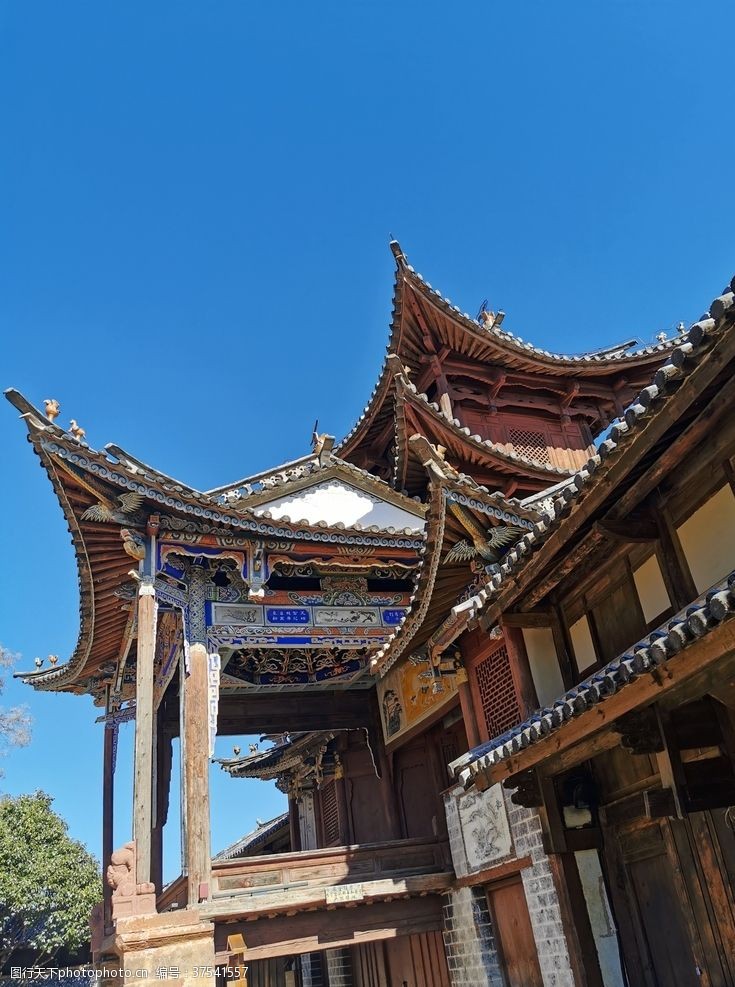 旅游小镇建设古戏台