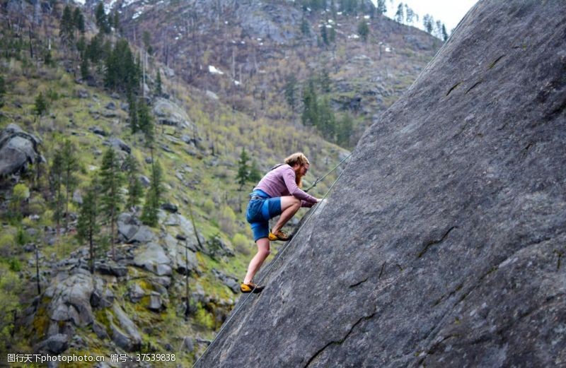 登山爬山攀岩攀登运动健身