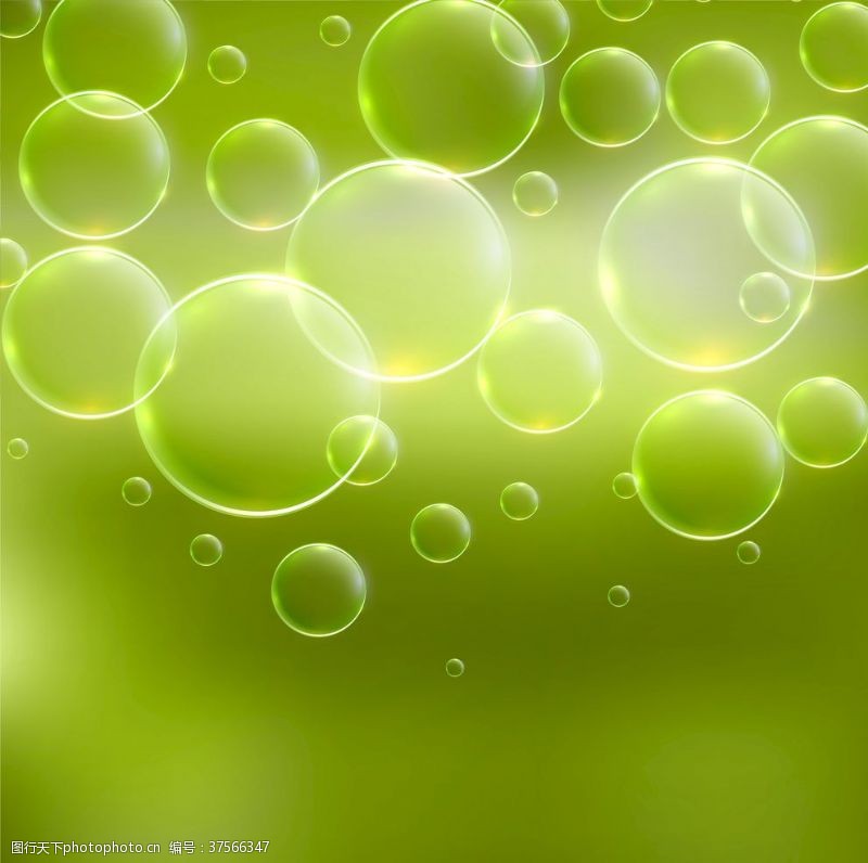气泡绿色泡泡