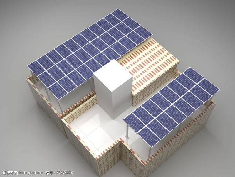 变换太阳能电池板光伏发电太阳能