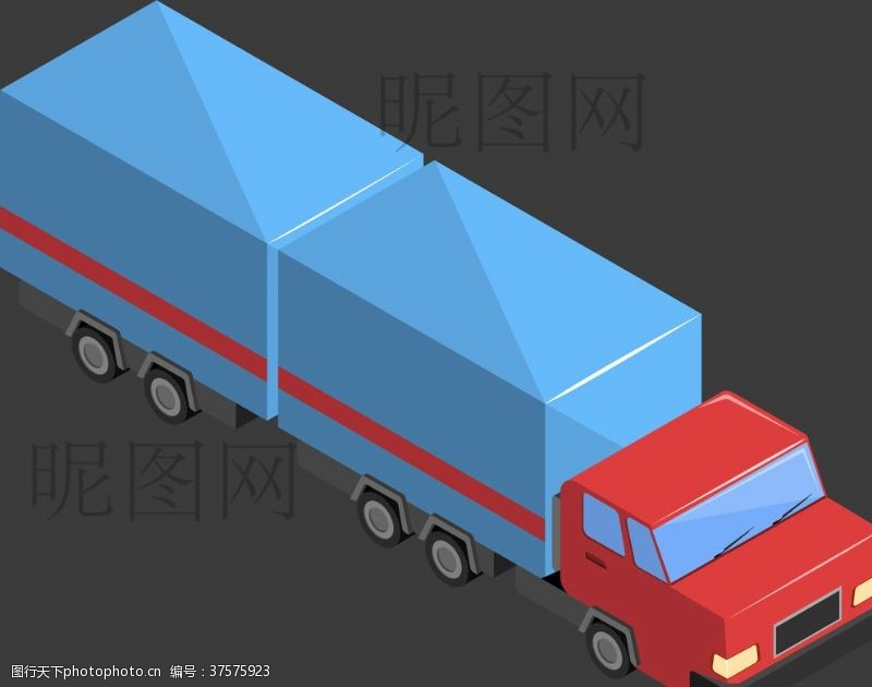 货车运送图标集大型货车