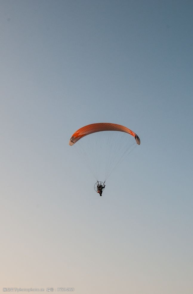 天空跳伞滑翔伞跳伞飞行