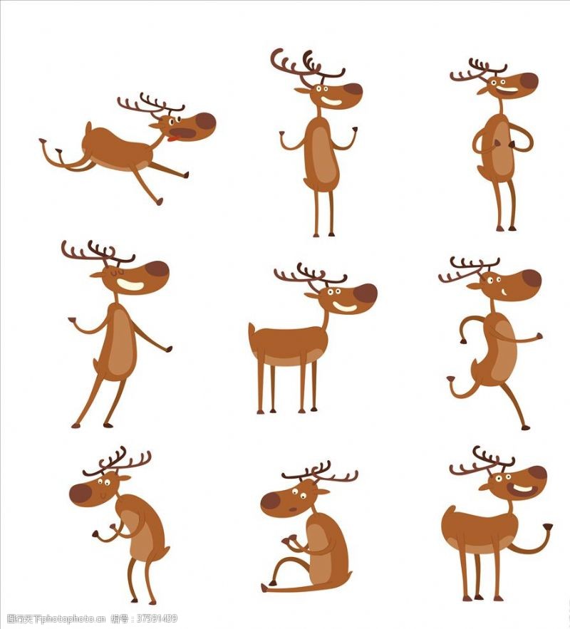 红木条案卡通麋鹿