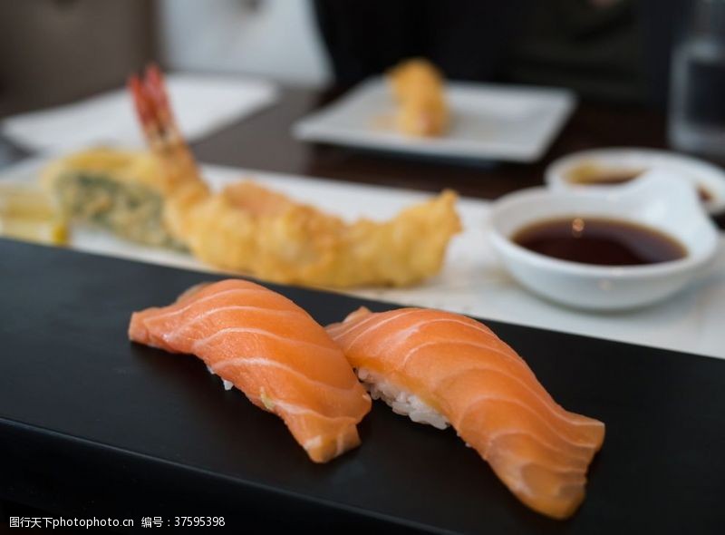 视觉寿司料理海鲜美味