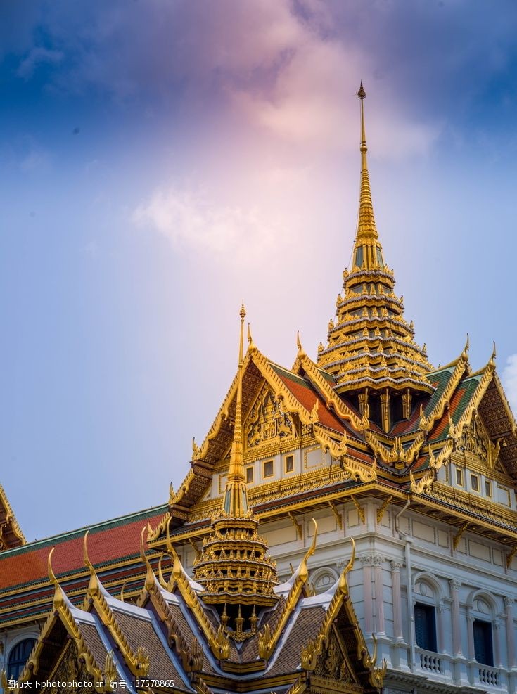 泰国建筑泰国清迈人文风景