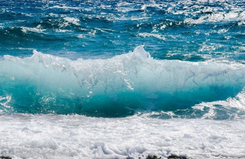 马尔代夫海景浪花海浪波涛波浪