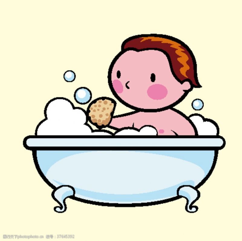 儿童洗澡宝宝洗浴
