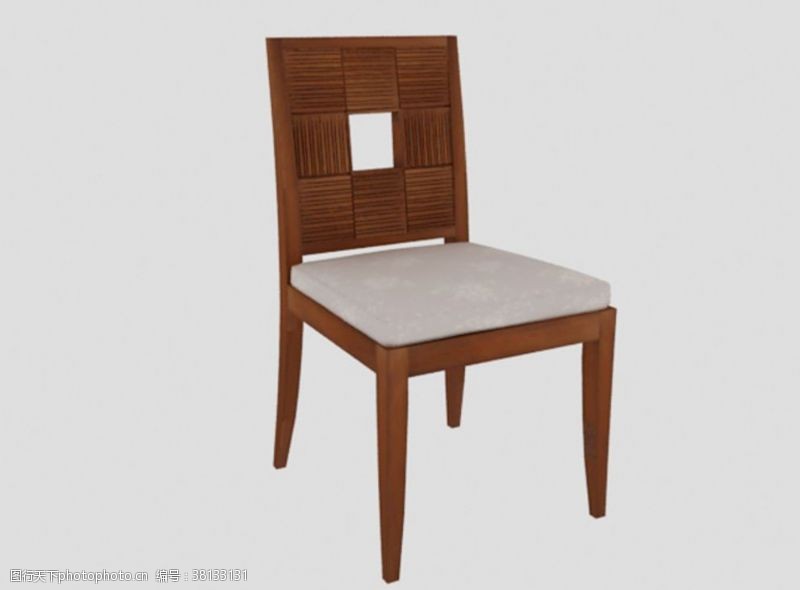 3d设计源文件餐椅