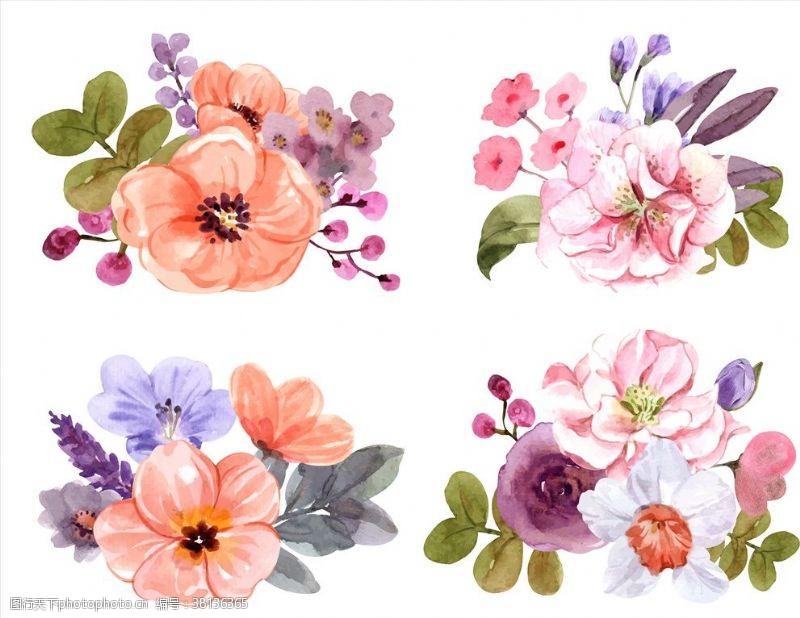 背景系列花卉图案