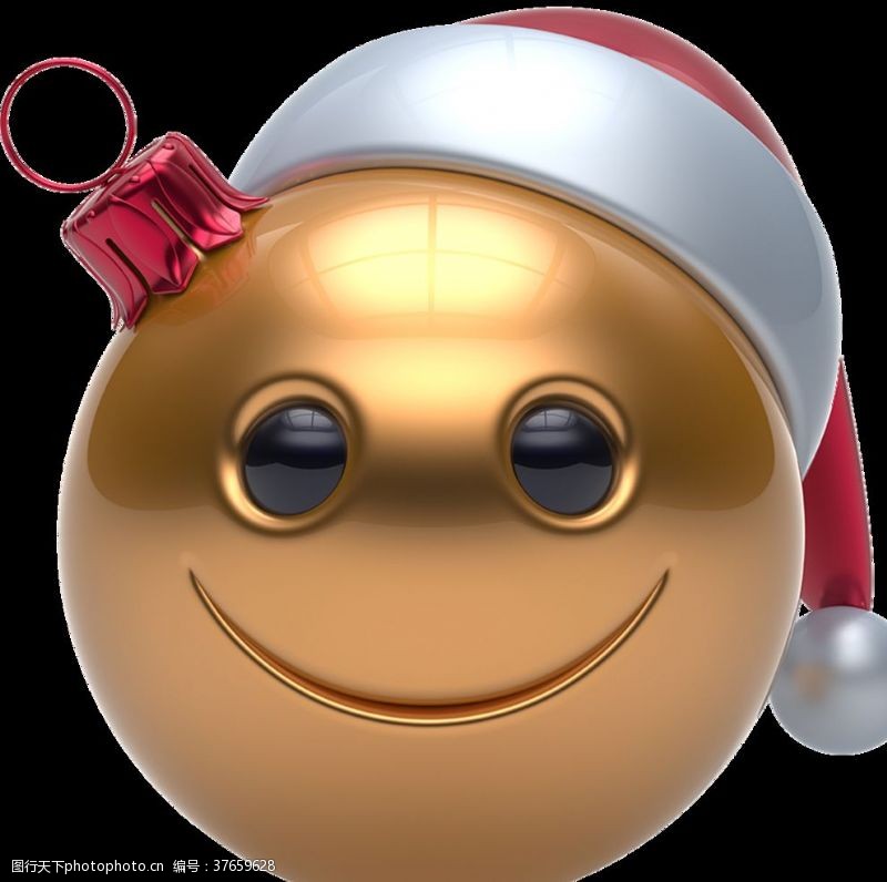 笑脸气球圣诞节表情