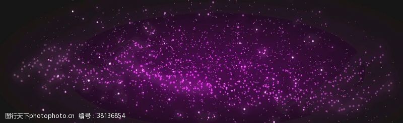 立体星星紫色星空背景