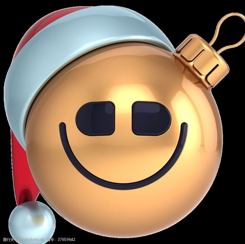 开心笑容圣诞节表情