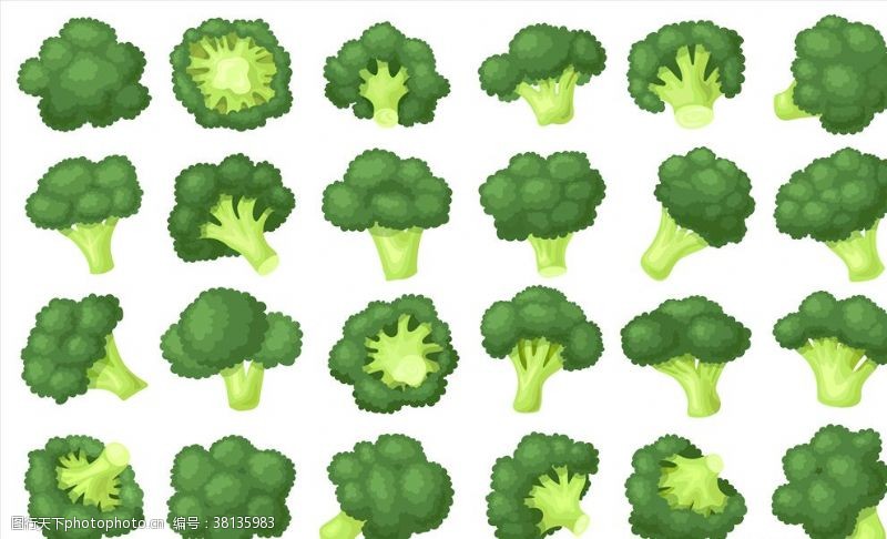绿色食品底色花菜