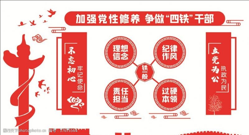 党建纪律四铁