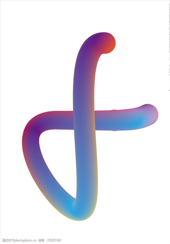 字母设计F字母logo标志