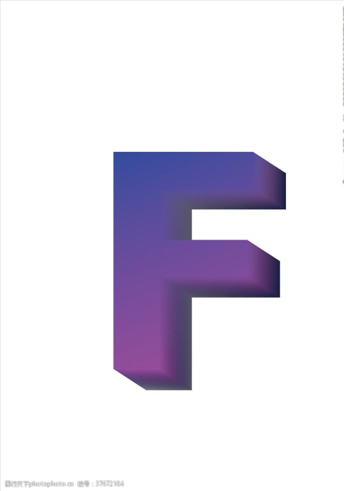 字母设计F字母logo标志