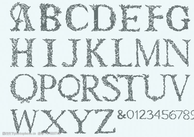 logo字母艺术字母
