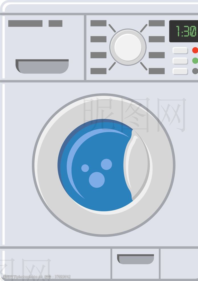 四轮定位洗衣机