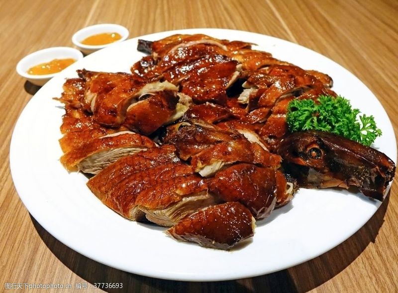 脆皮鸡块北京烤鸭